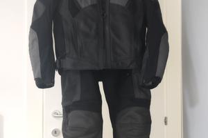 completo pelle MOTO Giacca+ Pantaloni REV'IT!TG 50