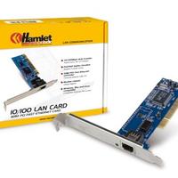 Scheda Ethernet 10/100 Mbits PCI 32bit Hamlet