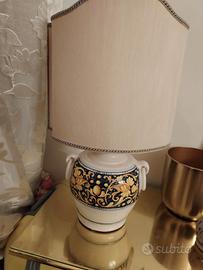 lampada ceramica colorata a mano 