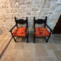 Poltroncine da caminetto antiche