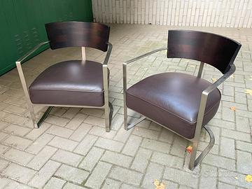 Flexform coppia poltrone Morgan Antonio Citterio