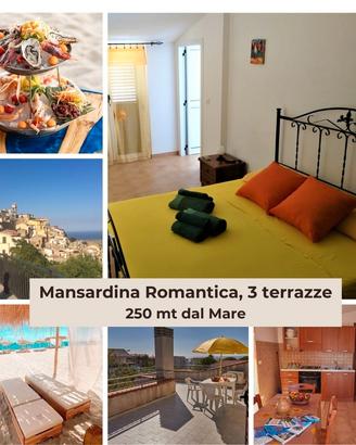 Mansardina Romantica 3 Terrazze, Calabria Jonica