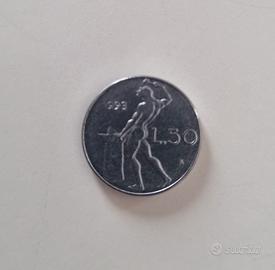 Moneta da 50 lire piccola (anno 1993)