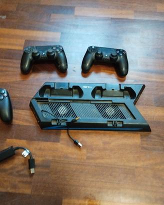 joystick PlayStation 4 (n:3)con sede + cavo whifhi