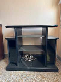 Mobile porta Tv -stereo Hi-fi con vetrine