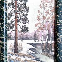 Raro quadro in pietre dure artigianato russo