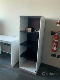 Scaffalature legno bianco