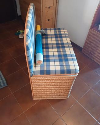 2 cassapanca in vimini