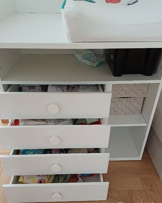 Fasciatoio SMÅSTAD e cuscino VÄDRA