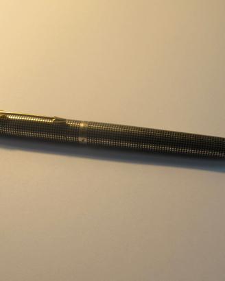 Penna Parker Sterling 925 in argento pennino d'oro