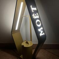 Espositore luminoso champagne MOET & CANDON