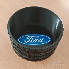 FORD - Svuotatasche Design Pneumatico con Logo