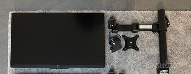 Monitor LG 1440p 180hz NANO-IPS 27" + SUPPORTO