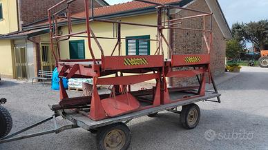 Impalcature per carro raccolta festi