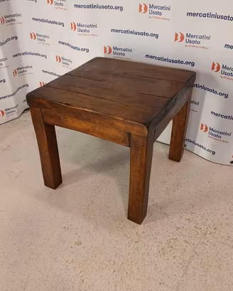 Tavolino Rustico in legno massello