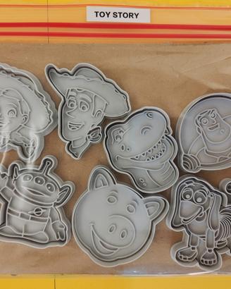 Set 7 Formine  / Tagliabiscotti  - Tema Toy Story