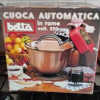 PENTOLA PER POLENTA IN RAME CON  MOTORE ELETTRICO