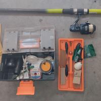 Canna da pesca Boston e attrezzatura completa