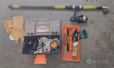 Canna da pesca Boston e attrezzatura completa