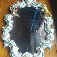 SPECCHIO MAIOLICA DEL '700