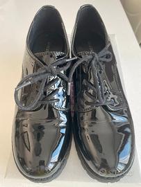 Mocassino derby vernice nera