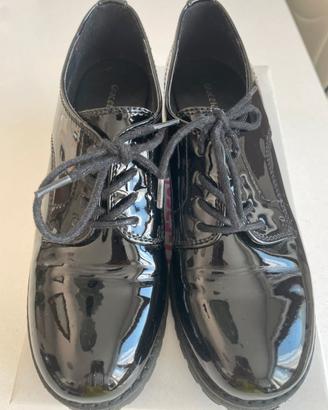 Mocassino derby vernice nera