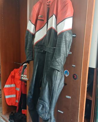 tuta in pelle 