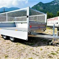 Carrello rimorchio auto doppio asse