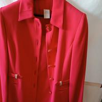 tailleur rosso corallo