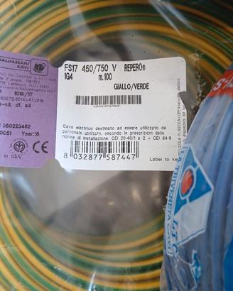 Cavo Cordina DIAM 4  mmq Mt 300