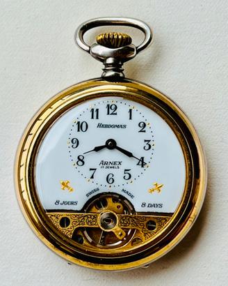 Orologio tasca Hebdomas 8 Days vintage