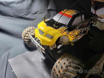 Automodello monster truck nitro bimotore, 1/8 4wd