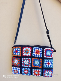 Borsa mattonelle fashion fatta a mano nuova