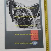 KTM modelli Cross-Enduro 4T 1988 depliant
