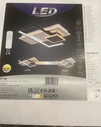 Lampadario led marca globo