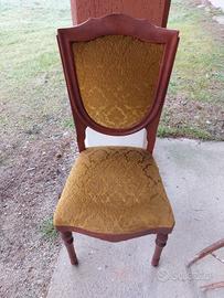 set di 6 sedie / poltrone aggi 60'