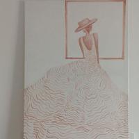 quadro dipinto a mano, acrillico, 70 cm x 50 cm