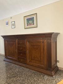 Mobile da soggiorno in legno massello