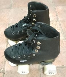 Pattini artistici OXELO neri a 4 ruote - numero 33