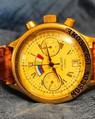 Cronografo Poljot Limited Edition Roma Moscow 1992
