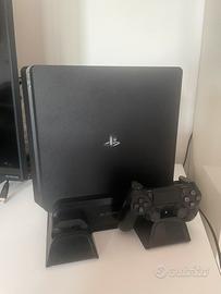 Playstation 4 slim console controller e base ps4