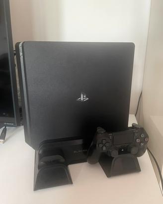 Playstation 4 slim console controller e base ps4
