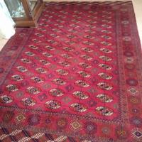 Tappeto Asfahan Firmato - Bukara - Russo