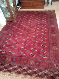 Tappeto Asfahan Firmato - Bukara - Russo