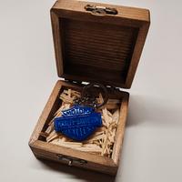 portachiavi con cofanetto harley davidson 