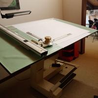 Tecnigrafo tavolo da disegno studio tecnico arredo