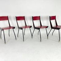 Set di 4 sedie Mid-Century RB Rossana