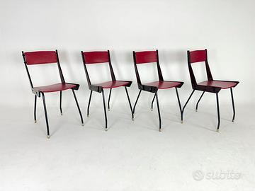 Set di 4 sedie Mid-Century RB Rossana