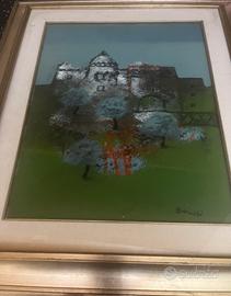 Manlio bacosi olio su tela quadro