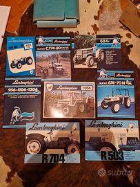 brochure trattori lamborghini deplian gommati 